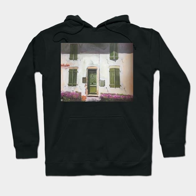 French House in Summer Hoodie by golan22may